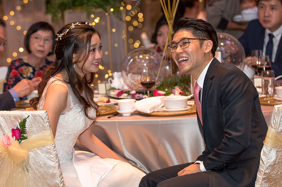 Roving photographer with instant prints at a Singapore event